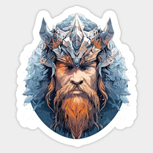 Viking Legend Warrior Survivor Fighter Sticker